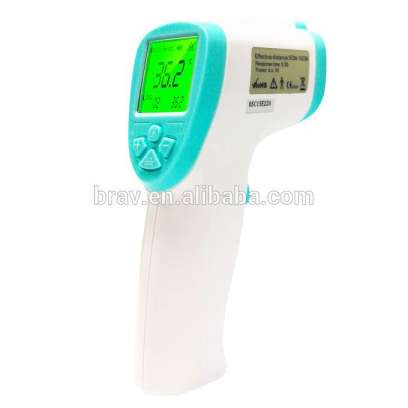 High Accuracy Economical Fever Alarm Digital Temometer Forehead Infrared baby Thermometer 3 color backlight